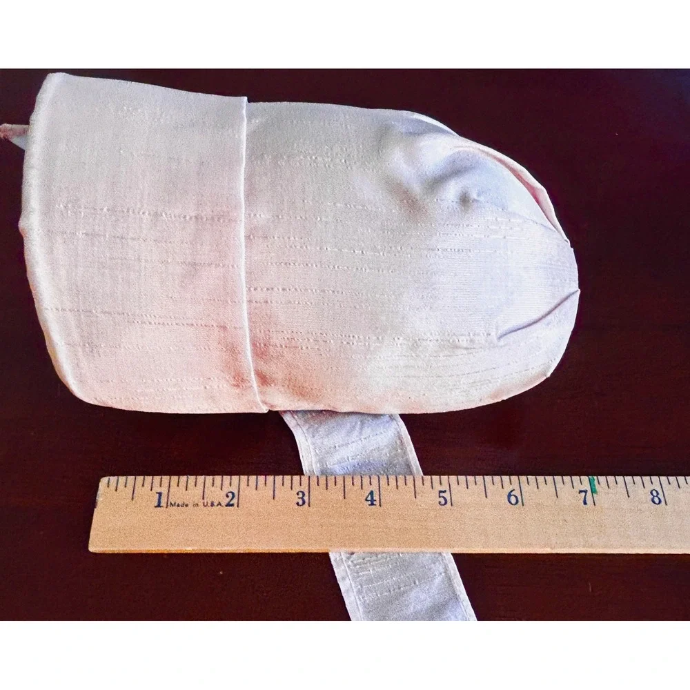 Child's Bonnet Faux Silk OS Pink Good Regencycore Aesthetic Cottagecore Vintage